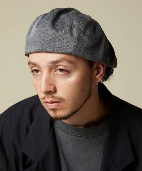 CPH（シーピーエイチ）の「CPH/シーピーエイチ/575TC TWILL CASQUETTE（キャスケット・メンズ・グレー/ブラック・F）」の2枚目の写真
