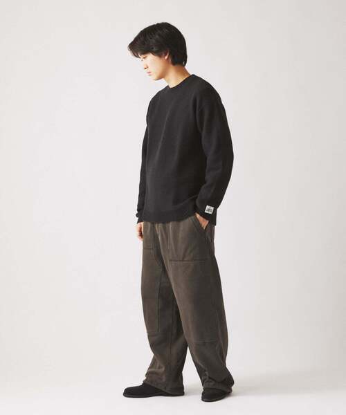 セール】ハミルトン ウール ガーター クルーネック ニット（ニット