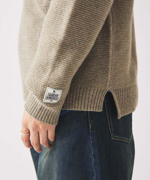 ハミルトン ウール ガーター クルーネック ニット（ニット/セーター