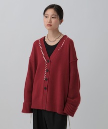 LEPSIM | 5ゲージハンドステッチVカーディガン　595543(カーディガン/ボレロ)