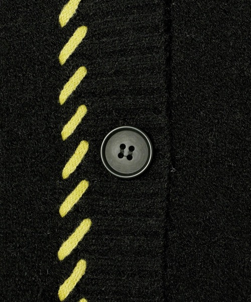 LEPSIM（レプシィム）の「5ゲージハンドステッチVカーディガン　595543（カーディガン/ボレロ・レディース・ブラック/オフホワイト/グレー/レッド・FREE）」の11枚目の写真