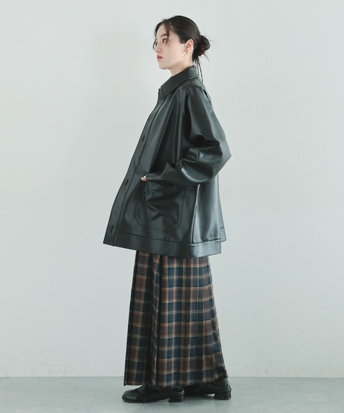 RAGEBLUE（レイジブルー）の「ルーズカバーオール/セットアップ対応（ブルゾン・レディース・ブラウン系/グレー系/ブラック系・FREE）」の6枚目の写真