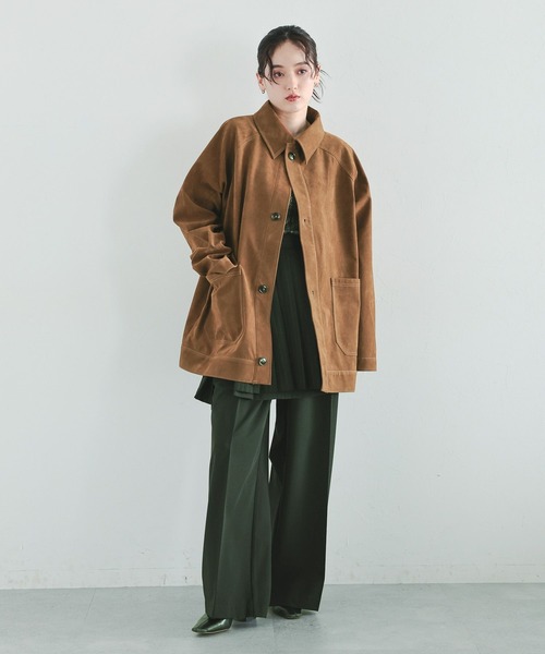 RAGEBLUE（レイジブルー）の「ルーズカバーオール/セットアップ対応（ブルゾン・レディース・ブラウン系/グレー系/ブラック系・FREE）」の22枚目の写真