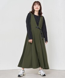 coen（コーエン）の「【C.mt】撥水 Vネックジャンスカ（ワンピース）」