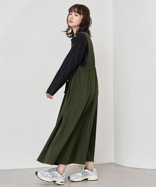 ごん‼️ セール】【C.mt】撥水 Vネックジャンスカ（ワンピース）｜coen