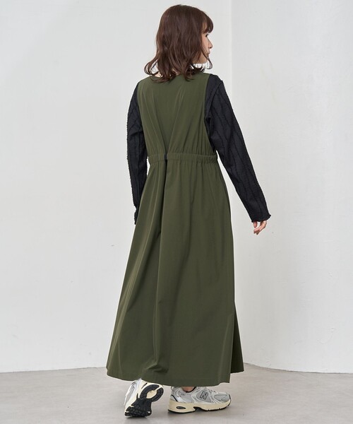 coen(コーエン)の「【C.mt】撥水 Vネックジャンスカ(ワンピース・レディース・オリーブ/ブラック/その他1・L/M)」の12枚目の写真