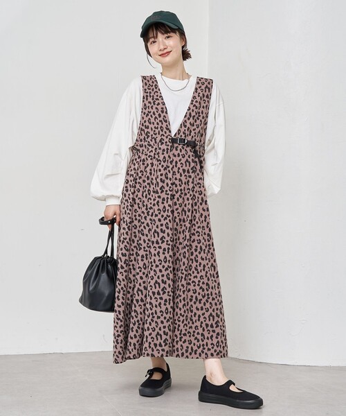 coen(コーエン)の「【C.mt】撥水 Vネックジャンスカ(ワンピース・レディース・オリーブ/ブラック/その他1・L/M)」の15枚目の写真