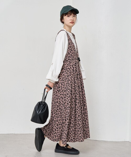 coen(コーエン)の「【C.mt】撥水 Vネックジャンスカ(ワンピース・レディース・オリーブ/ブラック/その他1・L/M)」の16枚目の写真