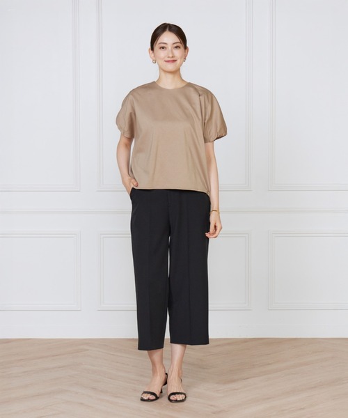 LE SOUK(ルスーク)の「ドルマンスリーブカットプルオーバー(Tシャツ/カットソー・レディース・キャメル/ブラック/パープル・フリー)」の17枚目の写真