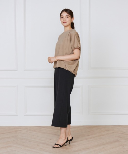 LE SOUK(ルスーク)の「ドルマンスリーブカットプルオーバー(Tシャツ/カットソー・レディース・キャメル/ブラック/パープル・フリー)」の19枚目の写真