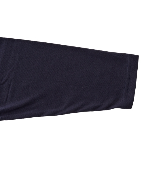 GLAZOS（グラソス）の「【プチプラ】バックバーチカルロゴプリント長袖Tシャツ（Tシャツ/カットソー・キッズ・ブラック/オレンジ/ライトグレー/ホワイト/ネイビー/ブラウン・170cm/160cm/150cm/180cm）」の13枚目の写真