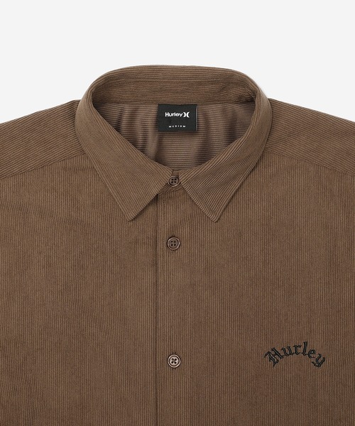 Hurley (ハーレー)の「【Hurley/ハーレー】コーデュロイシャツ オーバーサイズシルエット CORDUROY OE LOGO SHIRTS(シャツ/ブラウス・メンズ・ブラウン/グレー/オリーブ/カーキブラウン・SMALL/MEDIUM/LARGE/X-LARGE)」の16枚目の写真