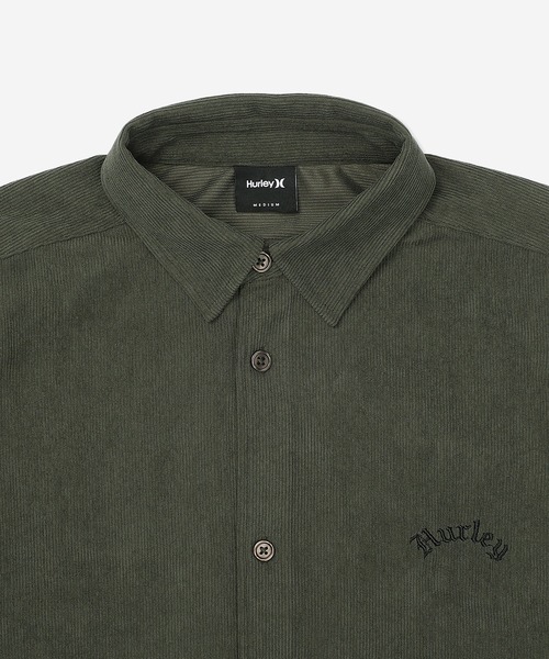 Hurley (ハーレー)の「【Hurley/ハーレー】コーデュロイシャツ オーバーサイズシルエット CORDUROY OE LOGO SHIRTS(シャツ/ブラウス・メンズ・ブラウン/グレー/オリーブ/カーキブラウン・SMALL/MEDIUM/LARGE/X-LARGE)」の22枚目の写真