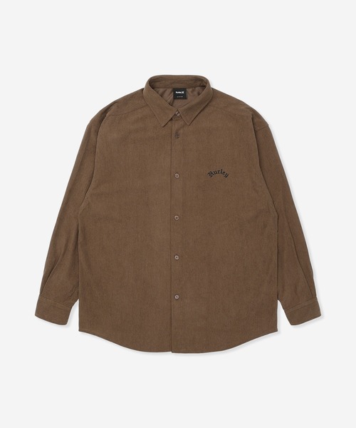 Hurley (ハーレー)の「【Hurley/ハーレー】コーデュロイシャツ オーバーサイズシルエット CORDUROY OE LOGO SHIRTS(シャツ/ブラウス・メンズ・ブラウン/グレー/オリーブ/カーキブラウン・SMALL/MEDIUM/LARGE/X-LARGE)」の8枚目の写真