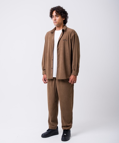 Hurley (ハーレー)の「【Hurley/ハーレー】コーデュロイシャツ オーバーサイズシルエット CORDUROY OE LOGO SHIRTS(シャツ/ブラウス・メンズ・ブラウン/グレー/オリーブ/カーキブラウン・SMALL/MEDIUM/LARGE/X-LARGE)」の10枚目の写真