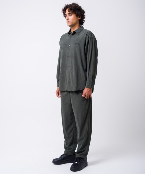 Hurley (ハーレー)の「【Hurley/ハーレー】コーデュロイシャツ オーバーサイズシルエット CORDUROY OE LOGO SHIRTS(シャツ/ブラウス・メンズ・ブラウン/グレー/オリーブ/カーキブラウン・SMALL/MEDIUM/LARGE/X-LARGE)」の7枚目の写真