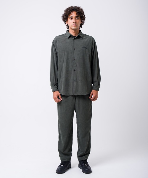 Hurley (ハーレー)の「【Hurley/ハーレー】コーデュロイシャツ オーバーサイズシルエット CORDUROY OE LOGO SHIRTS(シャツ/ブラウス・メンズ・ブラウン/グレー/オリーブ/カーキブラウン・SMALL/MEDIUM/LARGE/X-LARGE)」の6枚目の写真