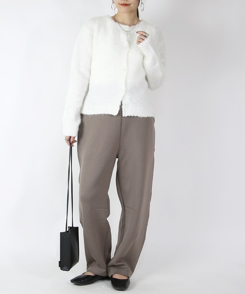 and it_（アンドイット）の「ブークレカーディガン（カーディガン/ボレロ・レディース・グレー/ブルー/アイボリー・FREE）」の9枚目の写真