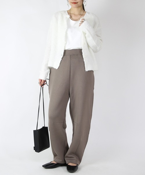 and it_（アンドイット）の「ブークレカーディガン（カーディガン/ボレロ・レディース・グレー/ブルー/アイボリー・FREE）」の10枚目の写真