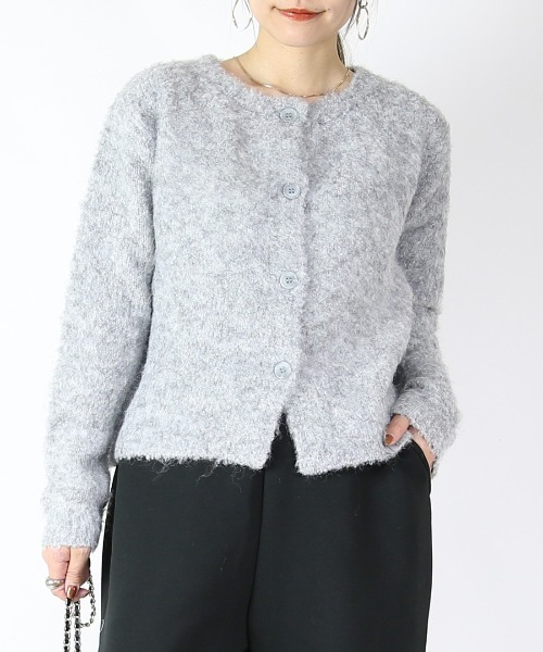 and it_（アンドイット）の「ブークレカーディガン（カーディガン/ボレロ・レディース・グレー/ブルー/アイボリー・FREE）」の12枚目の写真