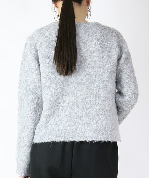 and it_（アンドイット）の「ブークレカーディガン（カーディガン/ボレロ・レディース・グレー/ブルー/アイボリー・FREE）」の15枚目の写真