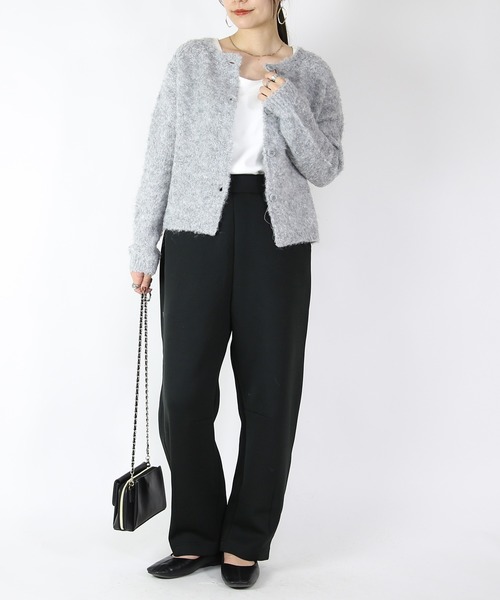 and it_（アンドイット）の「ブークレカーディガン（カーディガン/ボレロ・レディース・グレー/ブルー/アイボリー・FREE）」の17枚目の写真