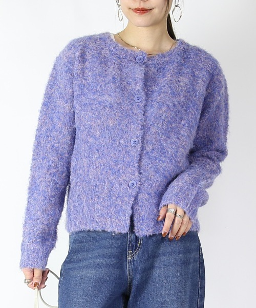 and it_（アンドイット）の「ブークレカーディガン（カーディガン/ボレロ・レディース・グレー/ブルー/アイボリー・FREE）」の18枚目の写真