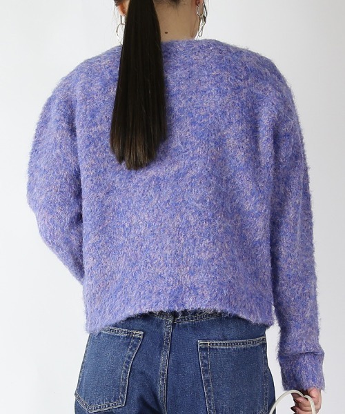 and it_（アンドイット）の「ブークレカーディガン（カーディガン/ボレロ・レディース・グレー/ブルー/アイボリー・FREE）」の22枚目の写真