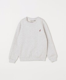 Gramicci（グラミチ）の「GRAMiCCi: ワンポイント ロゴ 刺繍 クルーネック スウェット (130cm)<KIDS>（スウェット・キッズ）」