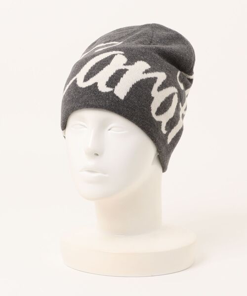 Burner（バーナー）の「【OKUOKU　0909】手書き風ロゴ ニット ビーニー  oku-bosi-41-19（ニットキャップ/ビーニー・メンズ・ホワイト系その他/グレー/カーキ/ブラック・FREE）」の12枚目の写真