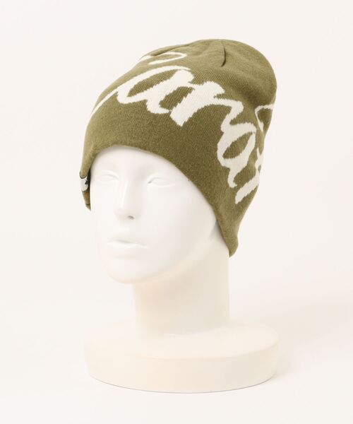 Burner（バーナー）の「【OKUOKU　0909】手書き風ロゴ ニット ビーニー  oku-bosi-41-19（ニットキャップ/ビーニー・メンズ・ホワイト系その他/グレー/カーキ/ブラック・FREE）」の13枚目の写真