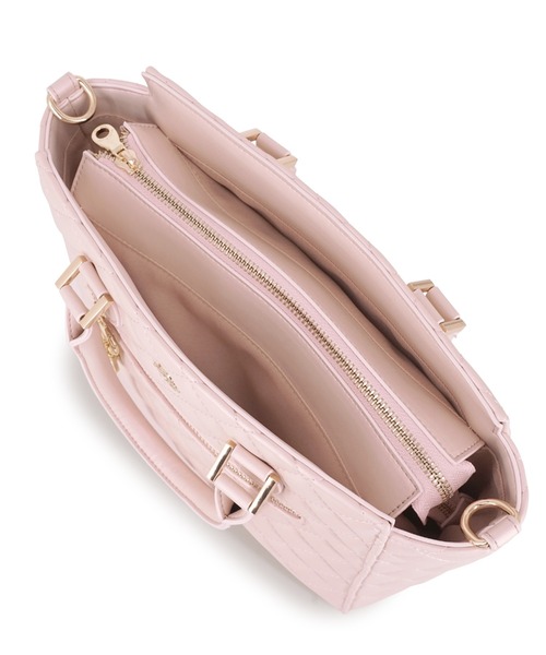 PAUL & JOE ACCESSOIRES(ポールアンドジョーアクセソワ)の「ポール & ジョー アクセソワ ハンドバッグ <キルティング>(ハンドバッグ・レディース・ピンク/ブラック/アイボリー・FREE)」の14枚目の写真