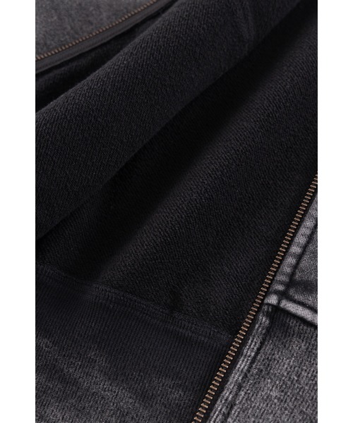 SPLR(エス・ピー・エル・アール)の「ジップパーカー|Chemical Dye Zip Hoodie|SPLR(パーカー・メンズ・ベージュ/ブラック・SMALL/MEDIUM/LARGE/X-LARGE)」の8枚目の写真