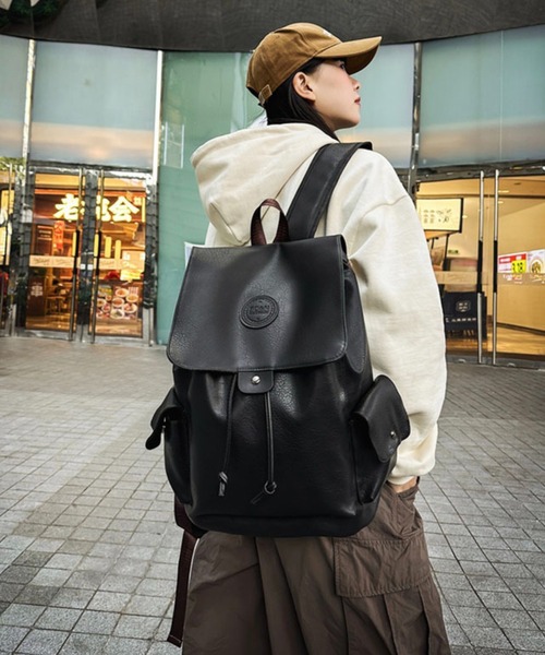 大容量 レザーバックパック WO25W2BG05【WB ORIGINALS】【2025AW