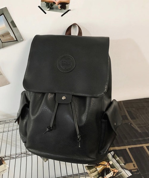 WESTBOY(ウエストボーイ)の「大容量 レザーバックパック WO25W2BG05【WB ORIGINALS】【2025AW】(バックパック/リュック・メンズ・ブラック・FREE)」の13枚目の写真
