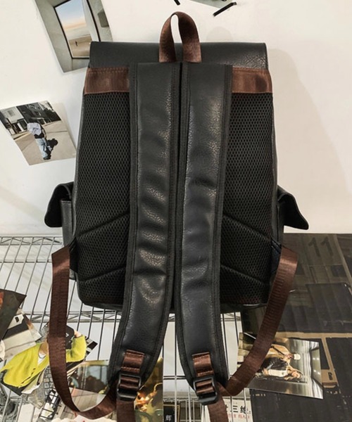 WESTBOY(ウエストボーイ)の「大容量 レザーバックパック WO25W2BG05【WB ORIGINALS】【2025AW】(バックパック/リュック・メンズ・ブラック・FREE)」の15枚目の写真