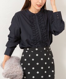 NOLLEY’S | ウォッシャブルフリルコンパクトブラウス(シャツ/ブラウス)