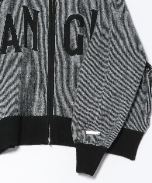 ANDGEEBEE（アンジービー）の「UNISEX プレーティングジップニット（ニット/セーター・レディース・ブラウン/ブラック・FREE）」の17枚目の写真