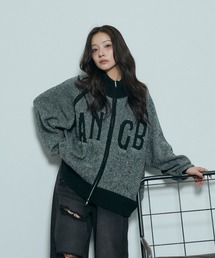 ANDGEEBEE | UNISEX プレーティングジップニット(ニット/セーター)