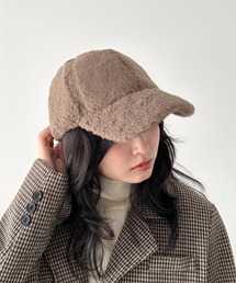 CLEA（クレア）の「無地ボアキャップ（キャップ）」