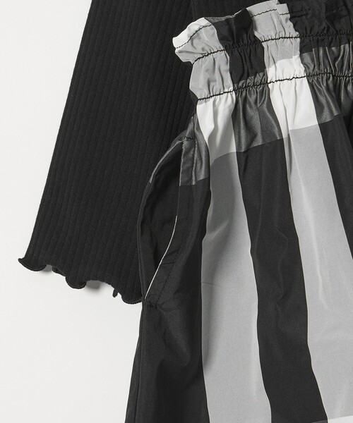 green label relaxing（グリーンレーベルリラクシング）の「ドッキング ワンピース / キッズ  100cm-160cm（ワンピース・キッズ・グレー系/ブラック・100cm/160cm/110cm/140cm/150cm/130cm/120cm）」の18枚目の写真