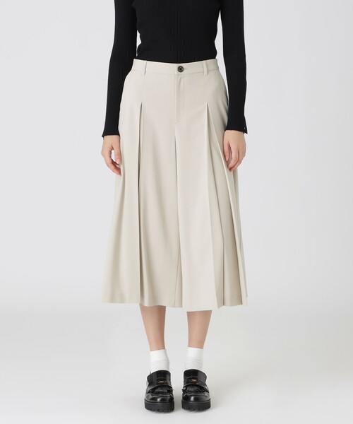 プレーンウォッシャブルガウチョパンツ（その他パンツ）｜BLUE LABEL