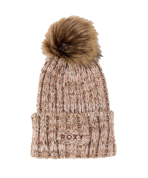 ROXY(ロキシー)の「COZY BEANIE/ロキシーニットキャップ・ビーニー(ニットキャップ/ビーニー・レディース・ブラック/ホワイト/ブラウン・FREE)」の3枚目の写真