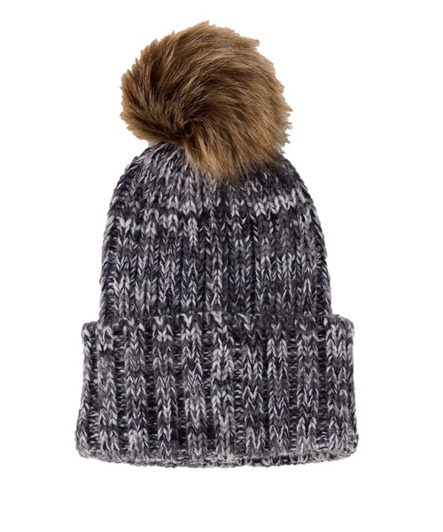 ROXY(ロキシー)の「COZY BEANIE/ロキシーニットキャップ・ビーニー(ニットキャップ/ビーニー・レディース・ブラック/ホワイト/ブラウン・FREE)」の9枚目の写真
