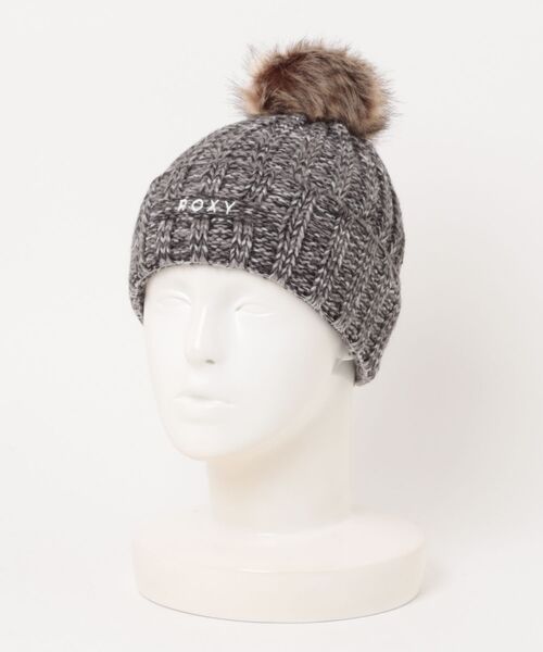 ROXY(ロキシー)の「COZY BEANIE/ロキシーニットキャップ・ビーニー(ニットキャップ/ビーニー・レディース・ブラック/ホワイト/ブラウン・FREE)」の7枚目の写真