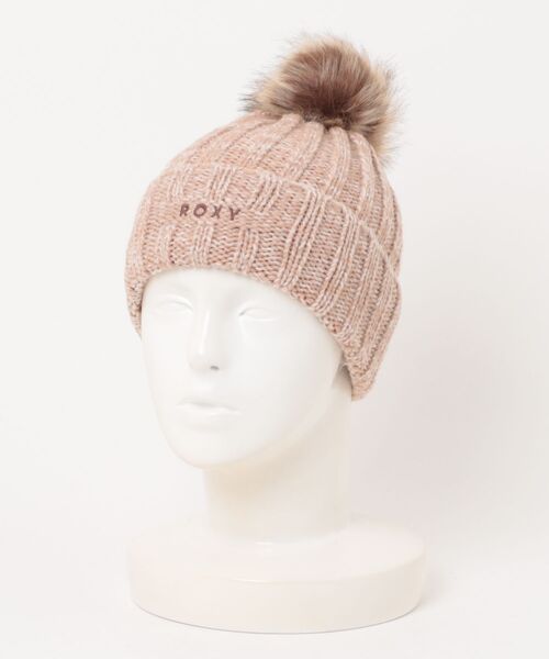 ROXY(ロキシー)の「COZY BEANIE/ロキシーニットキャップ・ビーニー(ニットキャップ/ビーニー・レディース・ブラック/ホワイト/ブラウン・FREE)」の4枚目の写真