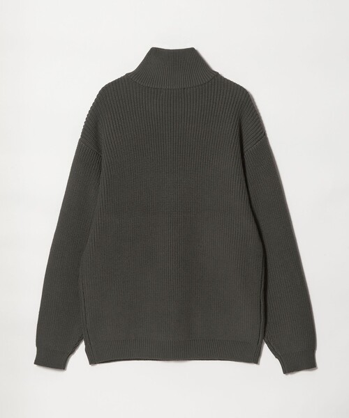 MONKEY TIME(モンキータイム)の「バルキー アゼ ハーフジップ ニット(ニット/セーター・メンズ・ケリーグリーン/ダークグレー/ブラック・S/M/L/XL)」の4枚目の写真