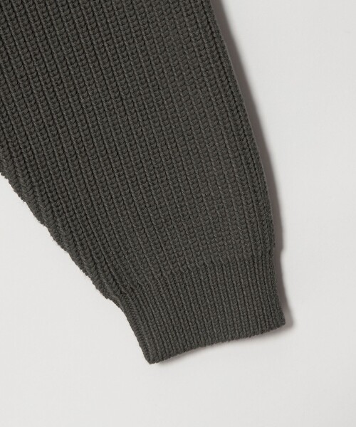 MONKEY TIME(モンキータイム)の「バルキー アゼ ハーフジップ ニット(ニット/セーター・メンズ・ケリーグリーン/ダークグレー/ブラック・S/M/L/XL)」の6枚目の写真