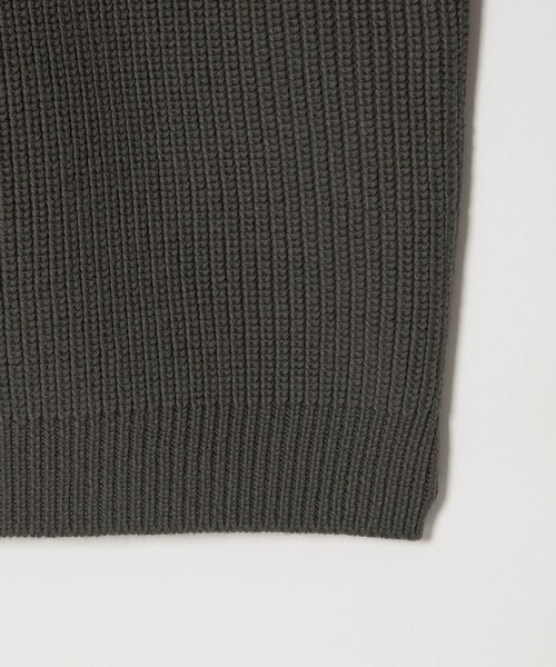 MONKEY TIME(モンキータイム)の「バルキー アゼ ハーフジップ ニット(ニット/セーター・メンズ・ケリーグリーン/ダークグレー/ブラック・S/M/L/XL)」の7枚目の写真