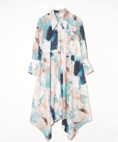 ビッグボタニカルシャツワンピース（シャツワンピース）｜GRACE